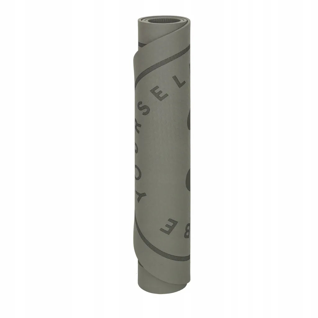 Ikonka fitneso ir jogos kilimėlis, neslystantis ir slopinantis garsą, 125 × 61,5 × 0,6 cm