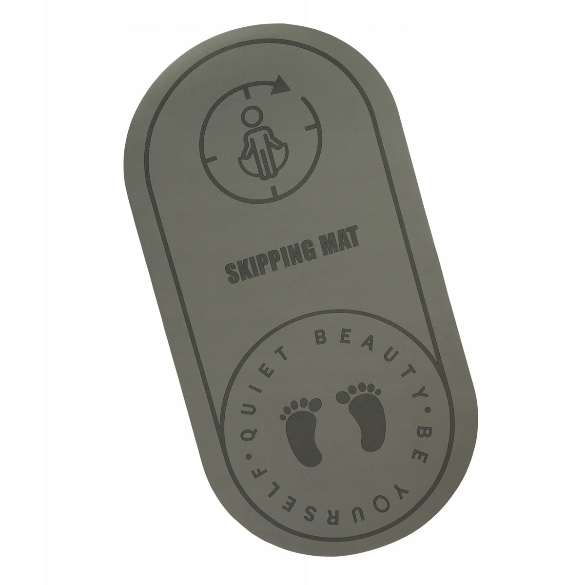 Ikonka fitneso ir jogos kilimėlis, neslystantis ir slopinantis garsą, 125 × 61,5 × 0,6 cm