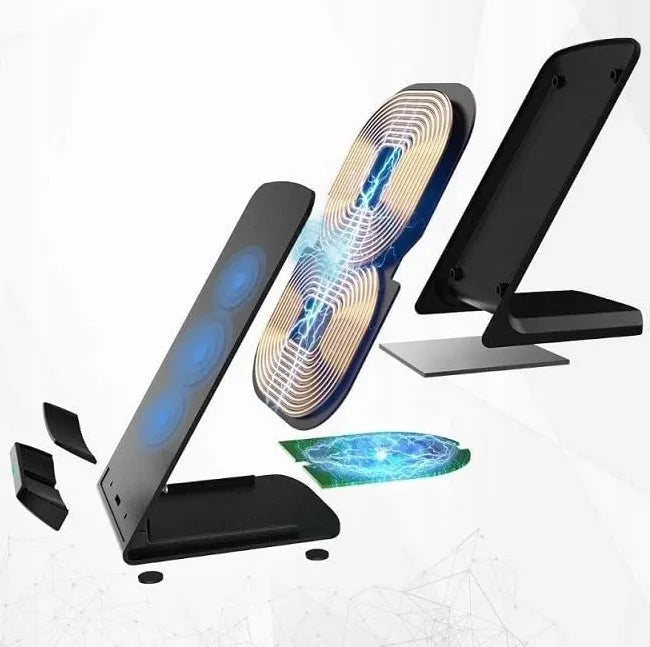 Indukcinis Qi 15W įkroviklis spartusis belaidis įkrovimas Fast Charge