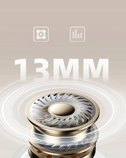 „Innostyle ClearSonics“ belaidės į ausis įstatomos „Bluetooth 5.3“ ausinės su mikrofonu ir dėklu, rausvos