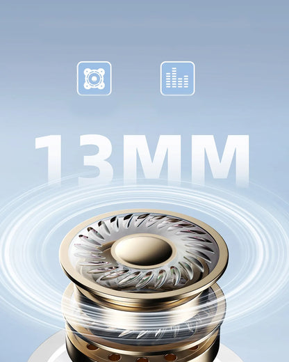 INNOSTYLE „ClearSonics“ belaidės į ausis įstatomos „Bluetooth 5.3“ ausinės su mikrofonu ir įkrovimo dėklu