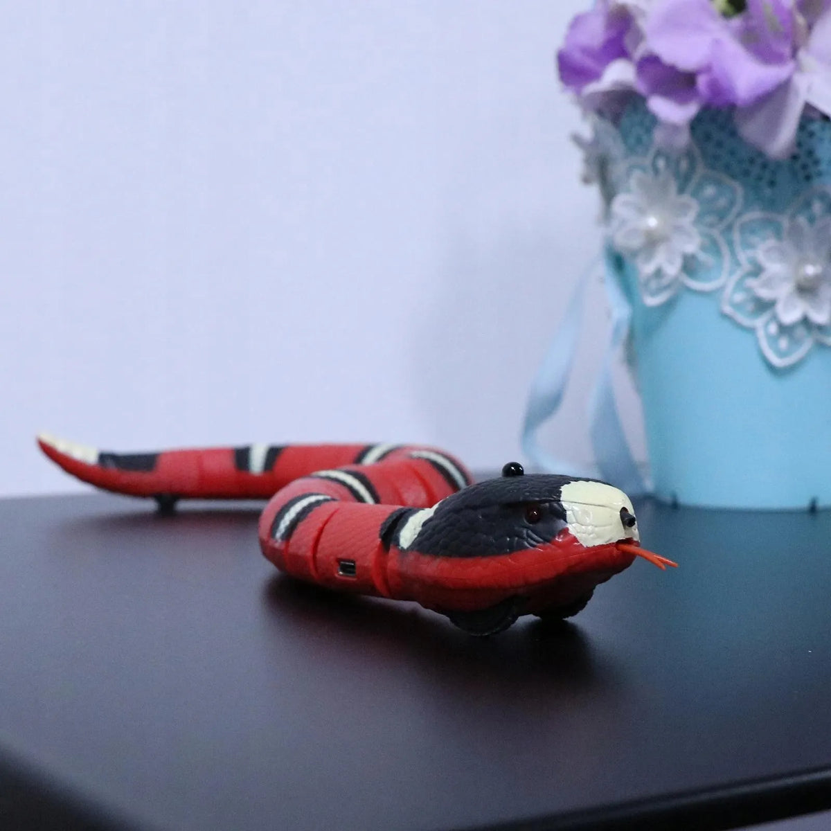Interaktyvus elektrinis žaislas katei „BestHurt“, gyvatėlė, 41 cm