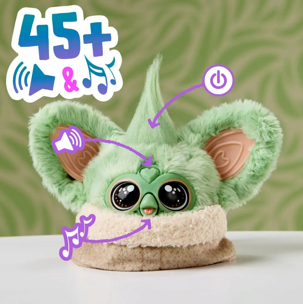 Interaktyvus pliušinis žaislas FURBY FURBLETS x STAR WARS GROGU su garsais G3598