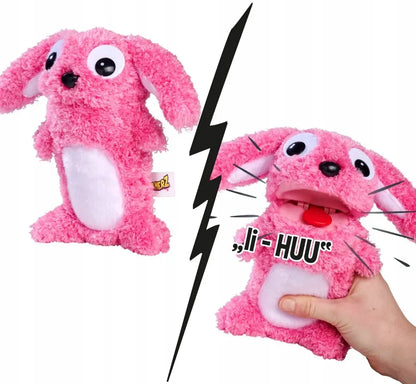 Interaktyvus pliušinis žaislas ScreamerZ triušis 30 cm su garsais Happy Prank Simba