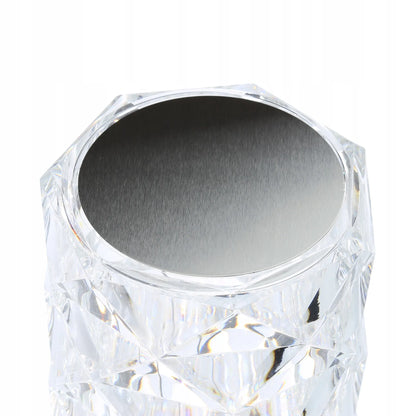 „Interlook Diamond“ krištolo efekto LED naktinė lempa, rožės formos, liečiama, RGB, su pulteliu