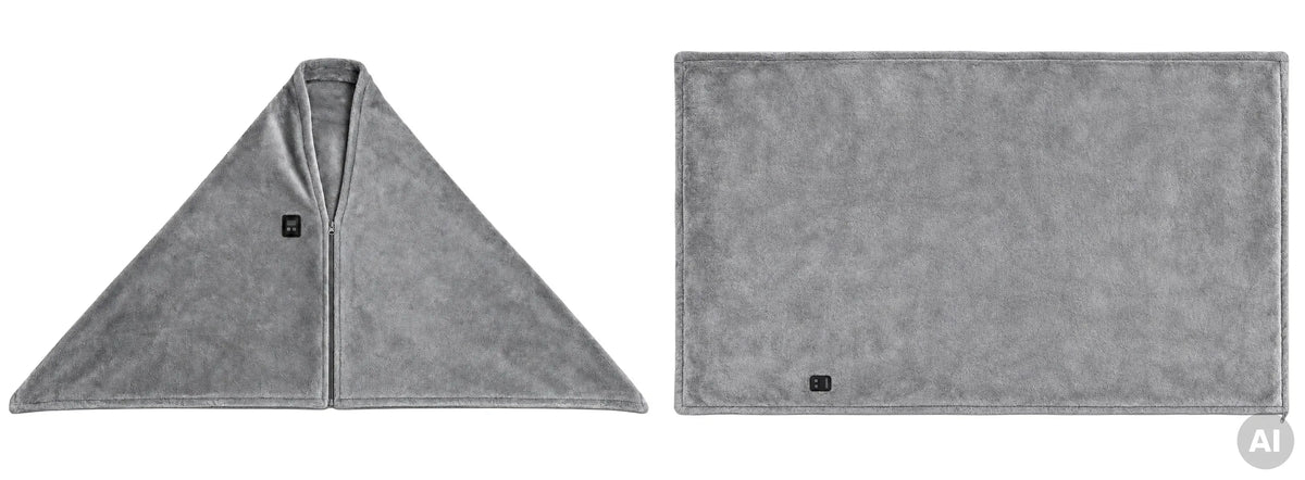 Interlook elektrinis šildomas pledas–pončas, 165 × 75 cm