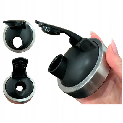 IRONFLEX plieninė gertuvė 750 ml sandarus plaktuvas papildams sporto salei ir treniruotėms