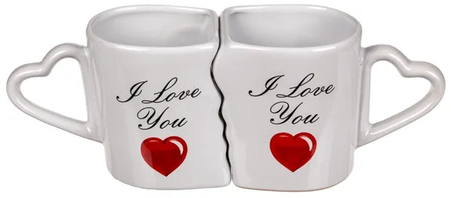 Įsimylėję puodeliai „I LOVE YOU“ – vestuvių dovana jaunavedžiams