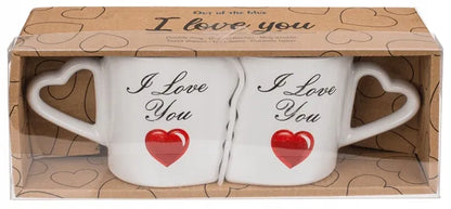 Įsimylėję puodeliai „I LOVE YOU“ – vestuvių dovana jaunavedžiams