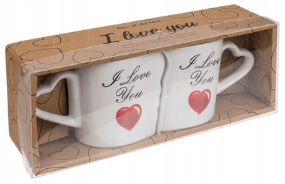 Įsimylėję puodeliai „I LOVE YOU“ – vestuvių dovana jaunavedžiams