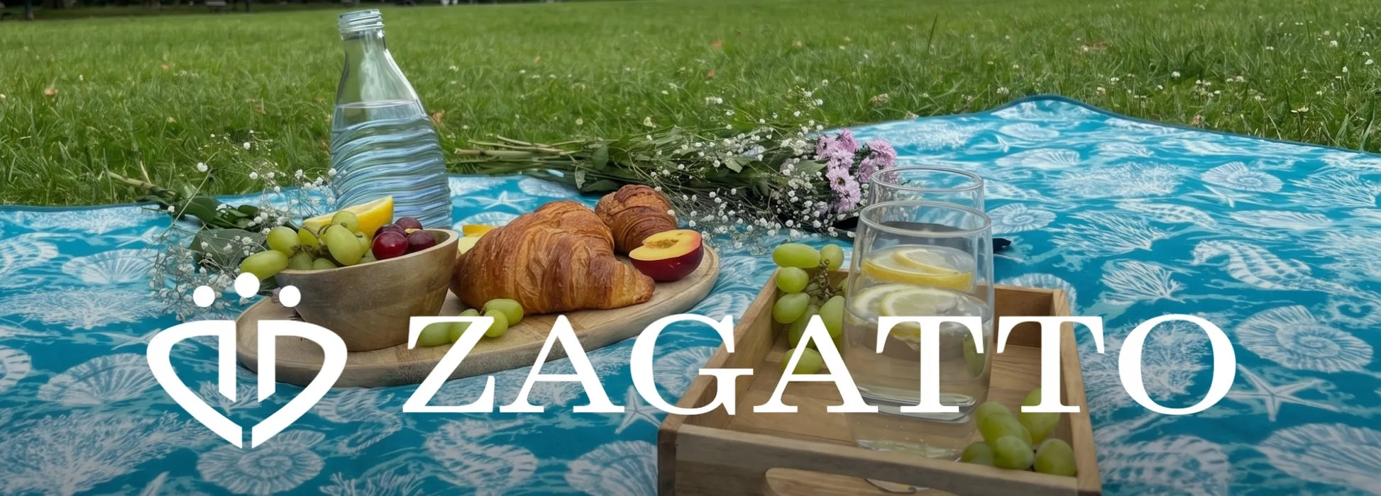 Iškylos paklotas su izoliacija 200x200 cm didelis paplūdimio kilimėlis vandeniui atsparus ZAGATTO
