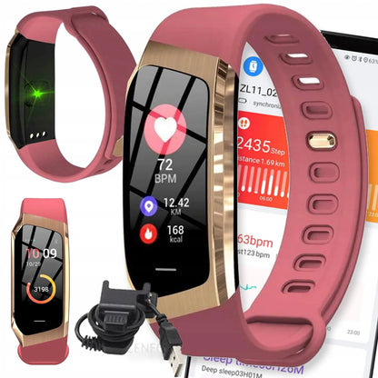 Išmanioji apyrankė SMARTBAND laikrodis AMOLED SP02 atsparus vandeniui