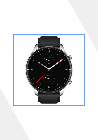 Išmanusis laikrodis „Amazfit GTR 2“, juodas, klasikinis, „Bluetooth“, AMOLED, 470 mAh