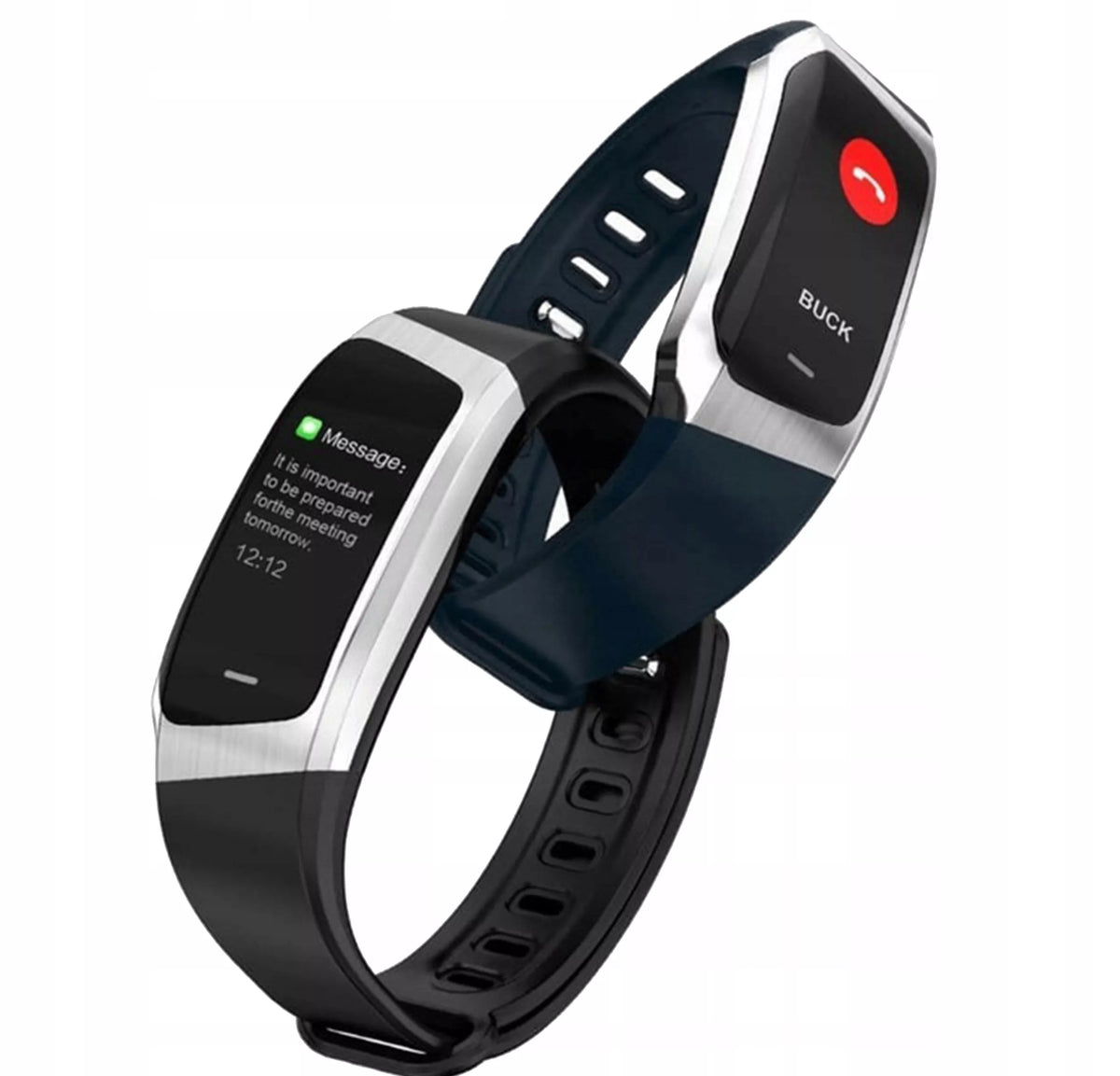 Išmanusis laikrodis apyrankė SMARTBAND su AMOLED ekranu, atsparumu vandeniui ir širdies ritmo matuokliu