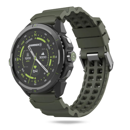 Išmanusis laikrodis Hammer Watch 2 Military Edition, GPS, AMOLED, atsparumas vandeniui 5 ATM