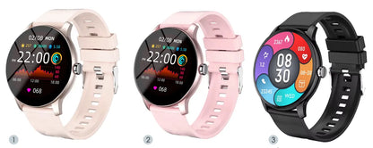 Išmanusis laikrodis Smart-Trend ST-29 su „Bluetooth“ skambučiais, rožinis