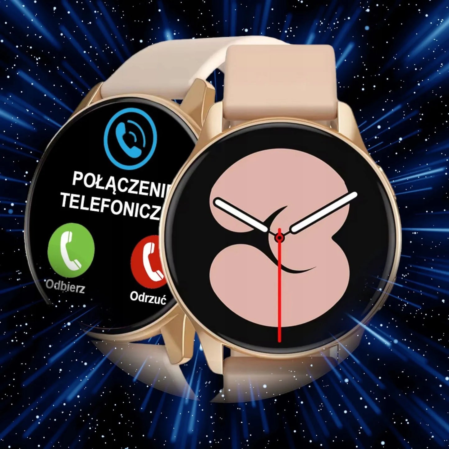 Išmanusis laikrodis Smart-Trend T29 Pro Limited Black rožinis