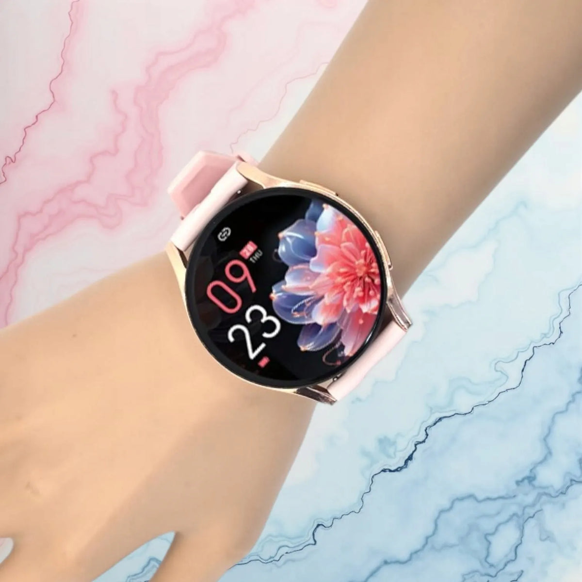 Išmanusis laikrodis SMARTWATCH PRO LIMITED su skambinimo funkcija, sporto režimais ir 2 dirželiais