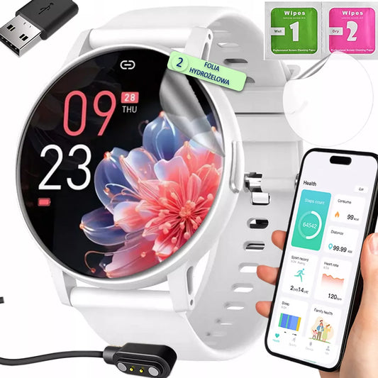 Išmanusis laikrodis Smartwatch su lietuvių kalba, skambučiais ir sporto funkcijomis vyrams bei moterims