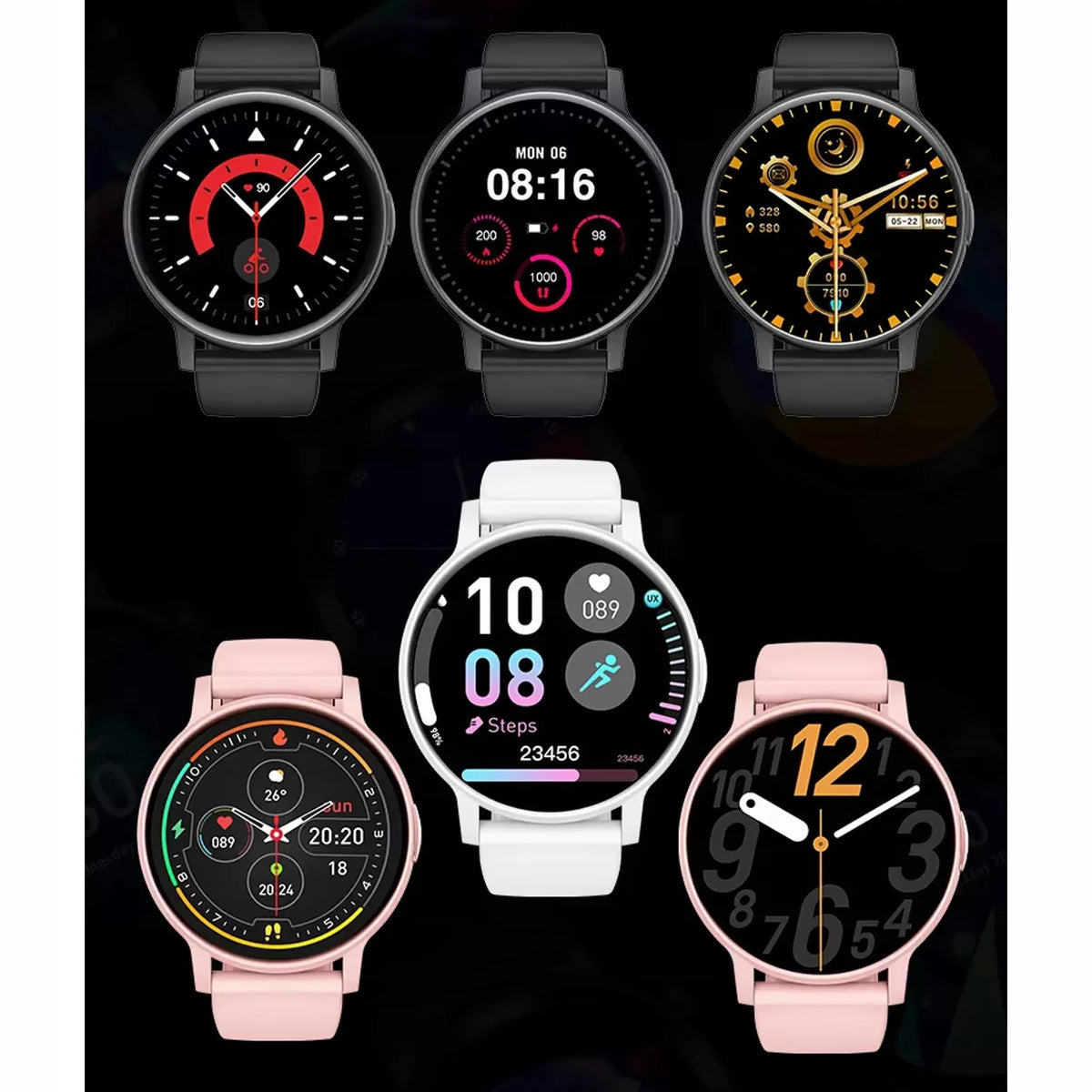 Išmanusis laikrodis Smartwatch su lietuvių kalba, skambučiais ir sporto funkcijomis vyrams bei moterims