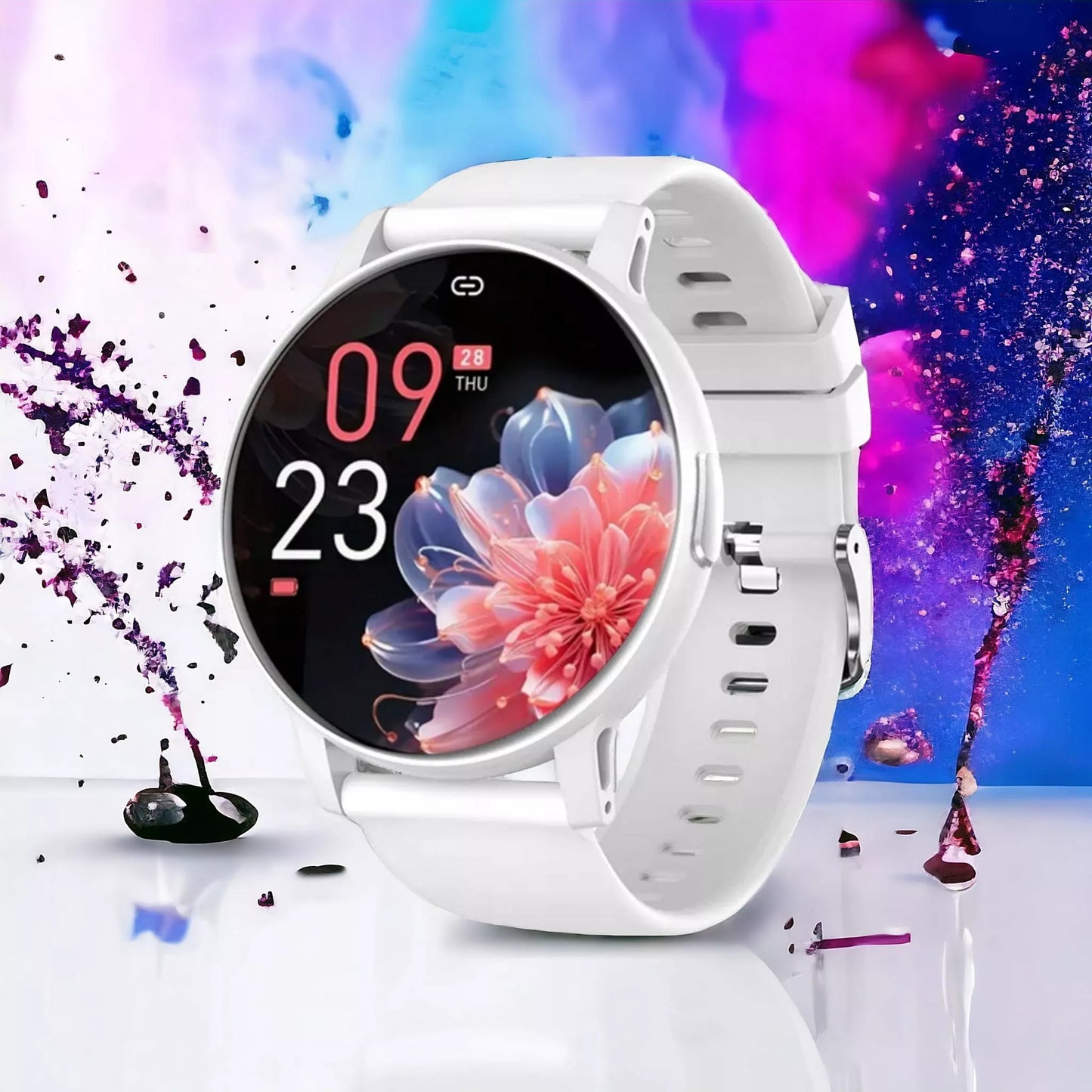 Išmanusis laikrodis Smartwatch su lietuvių kalba, skambučiais ir sporto funkcijomis vyrams bei moterims
