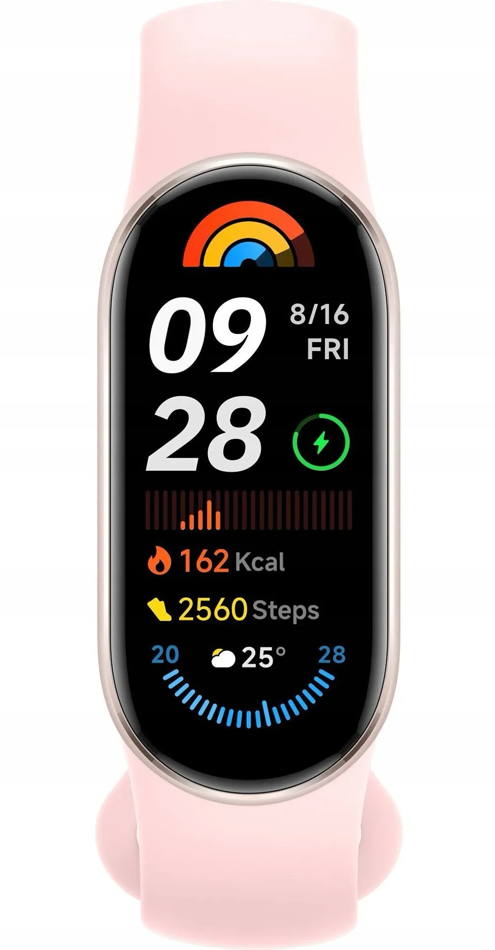Išmanusis laikrodis Xiaomi Smart Band 9 rožinis