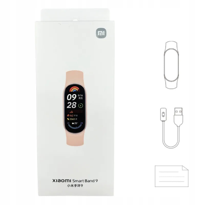 Išmanusis laikrodis Xiaomi Smart Band 9 rožinis