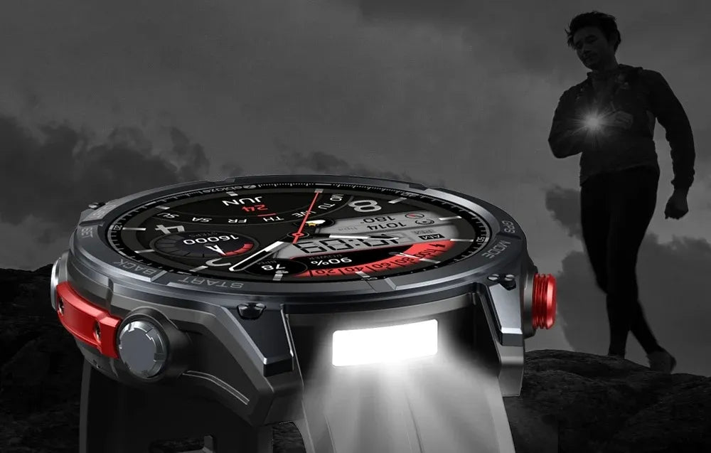 Išmanusis laikrodis „Zeblaze Stratos 4“ (juodas)