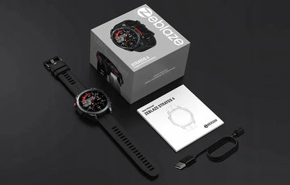 Išmanusis laikrodis „Zeblaze Stratos 4“ (juodas)
