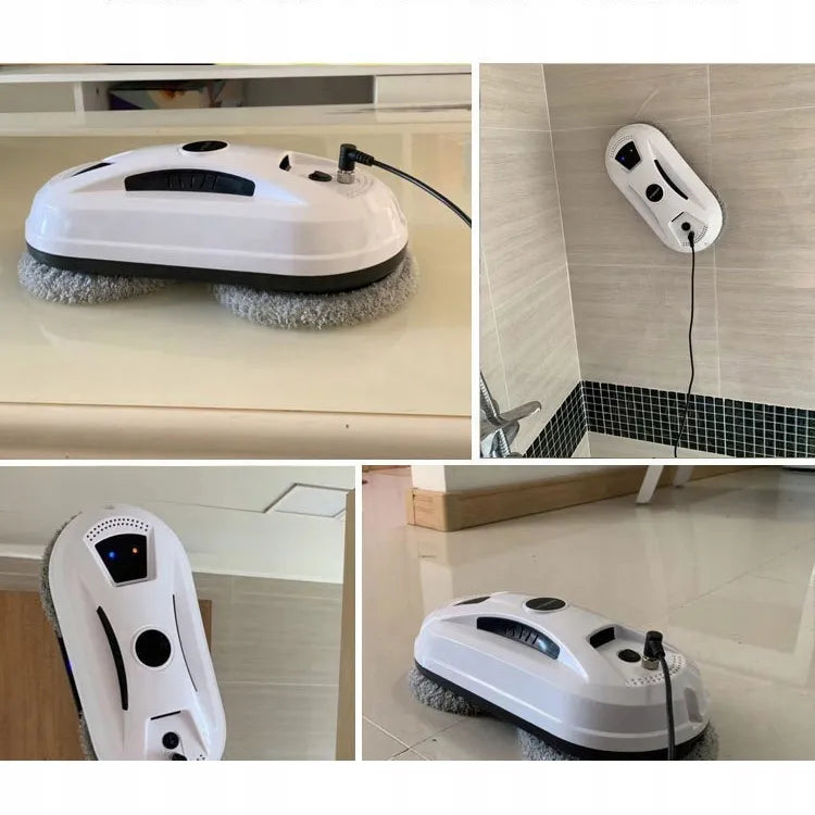 Išmanusis langų, veidrodžių ir stiklo valymo robotas, automatinis plovimo rinkinys