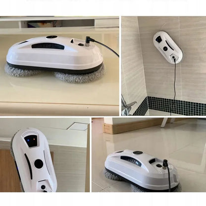Išmanusis langų, veidrodžių ir stiklo valymo robotas, automatinis plovimo rinkinys