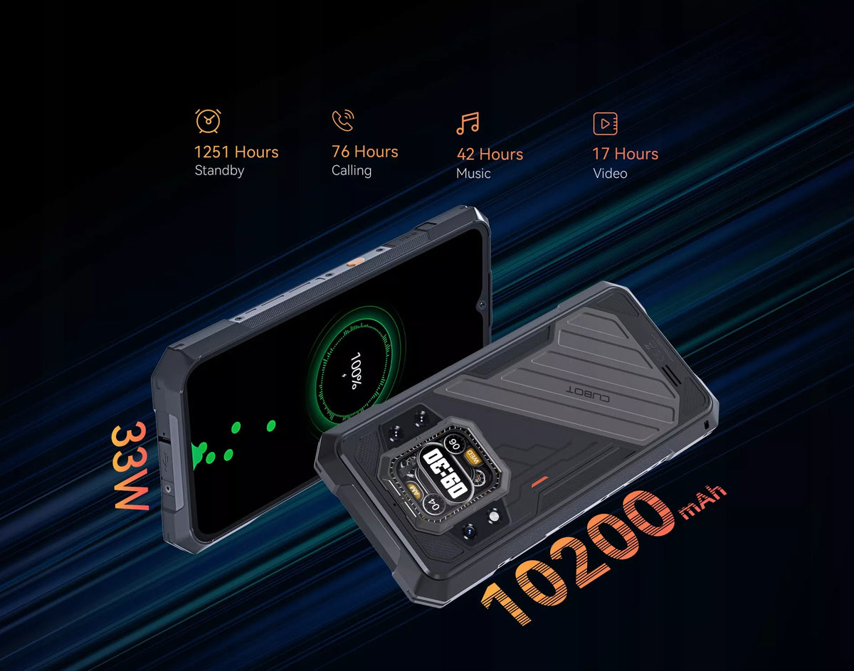 Išmanusis telefonas CUBOT KING KONG X PRO 12/256GB NFC DUAL 5G smūgiams atsparus IP69K MILITAR