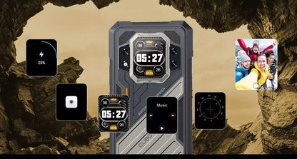 Išmanusis telefonas CUBOT KING KONG X PRO 12/256GB NFC DUAL 5G smūgiams atsparus IP69K MILITAR