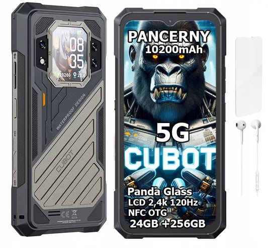 Išmanusis telefonas CUBOT KING KONG X PRO 12/256GB NFC DUAL 5G smūgiams atsparus IP69K MILITAR