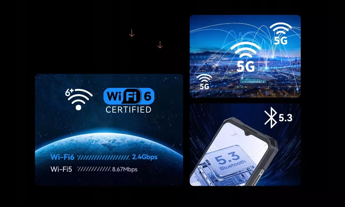 Išmanusis telefonas Cubot King Kong X Pro 24/256GB NFC DUAL 5G atsparus IP69K MILITAR