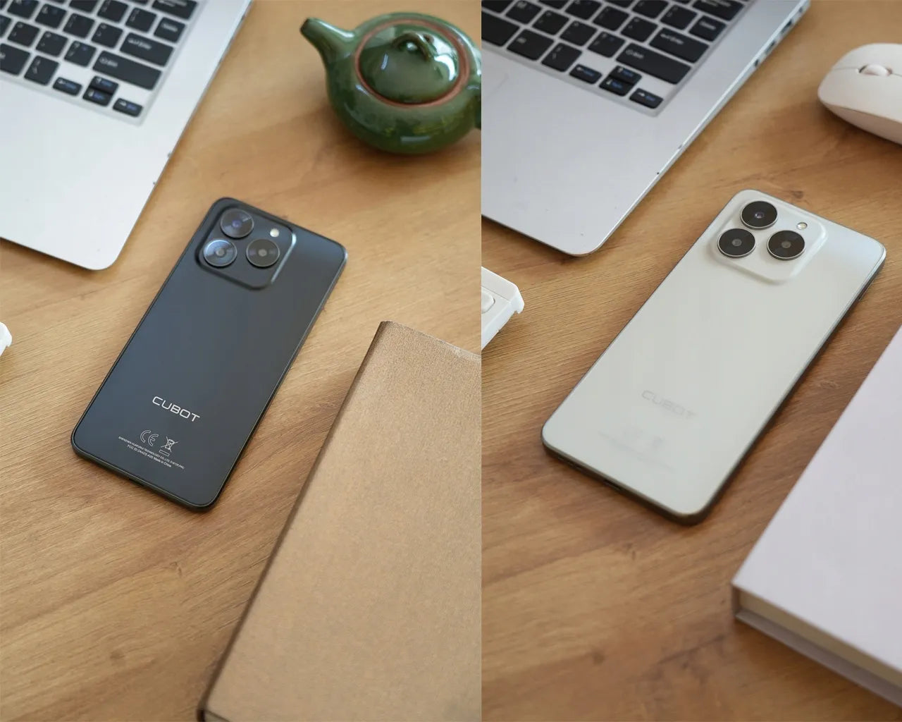 Išmanusis telefonas „Cubot Note 60“, Android 15, 16/128GB, NFC, Dual SIM, 4G, 7,2" ekranas, su dėklu