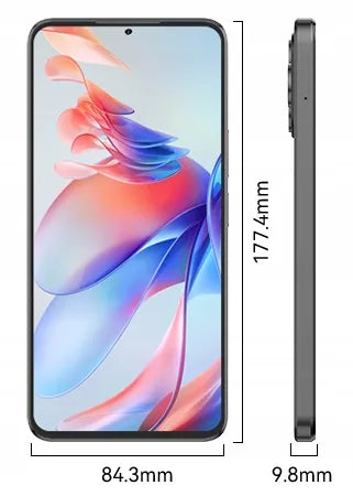 Išmanusis telefonas Cubot Note 60 Android 15 16/128GB NFC Dual SIM 4G 7,2" su dėklu