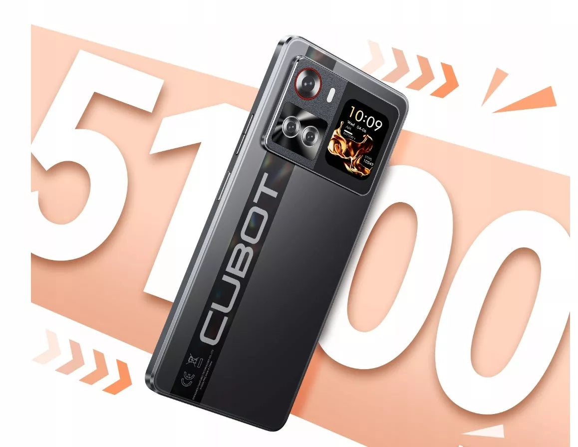 Išmanusis telefonas Cubot X100 5G 16/256GB Dual SIM su dviem ekranais (dėklas)
