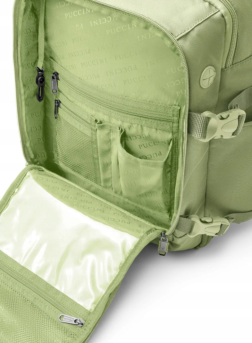 Išplečiama rankinio bagažo kuprinė 24/30 l „Puccini Easy Pack Plus M“ – pilka