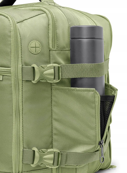 Išplečiama rankinio bagažo kuprinė 24/30 l „Puccini Easy Pack Plus M“ – pilka
