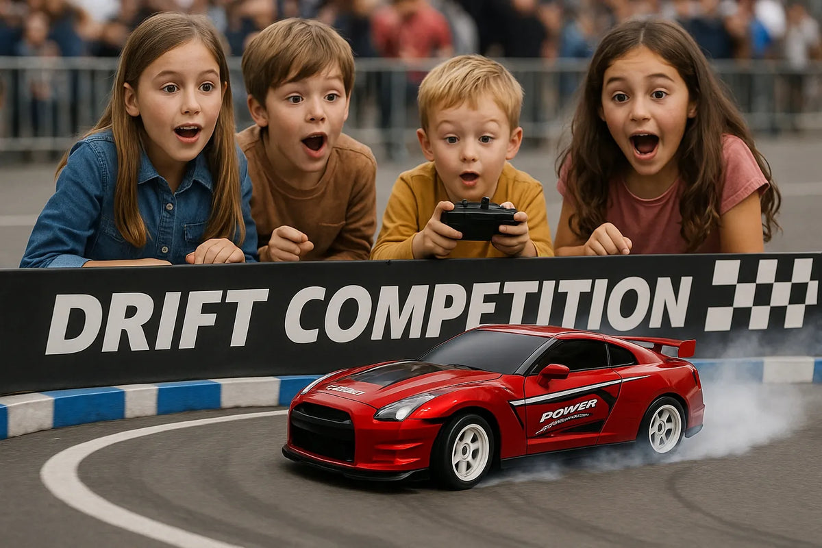 JJR/C C8827 GTR RC automobilis driftui, 4WD, su giroskopu ir proporciniu nuotoliniu valdymu