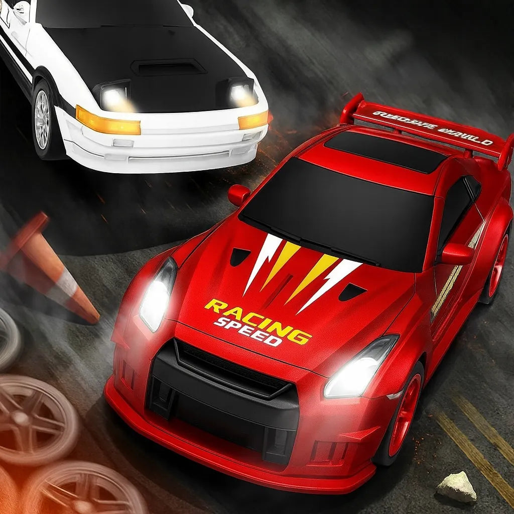 JJR/C C8827 GTR RC automobilis driftui, 4WD, su giroskopu ir proporciniu nuotoliniu valdymu