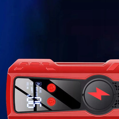 JUMP STARTER paleidimo įrenginys, išorinė baterija, kompresorius, USB 99000 mAh
