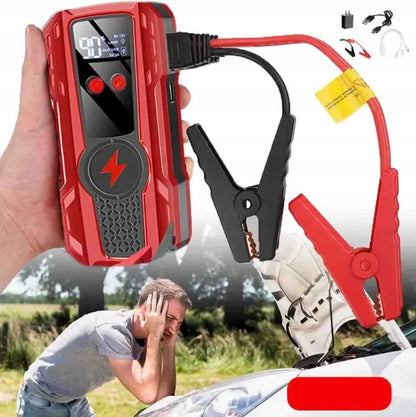 JUMP STARTER paleidimo įrenginys, išorinė baterija, kompresorius, USB 99000 mAh