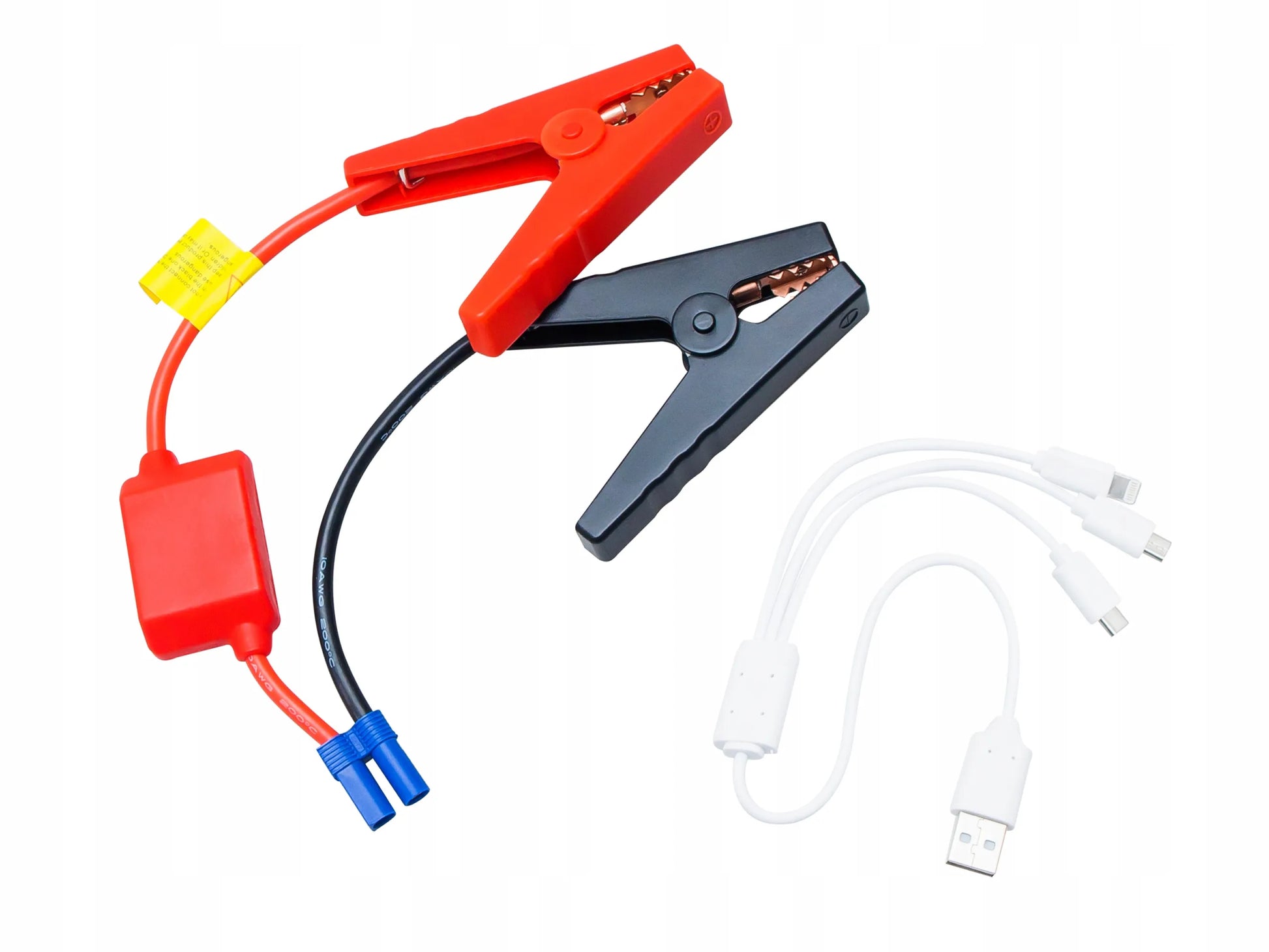 JUMP STARTER užvedimo įrenginys booster powerbank galingas su žibintuvėliu rinkinys 30000mAh