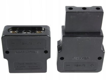 Jungtis stiprintuvo maitinimui ir įkrovikliui 2x 21mm2 4AWG Hollywood HPC-4