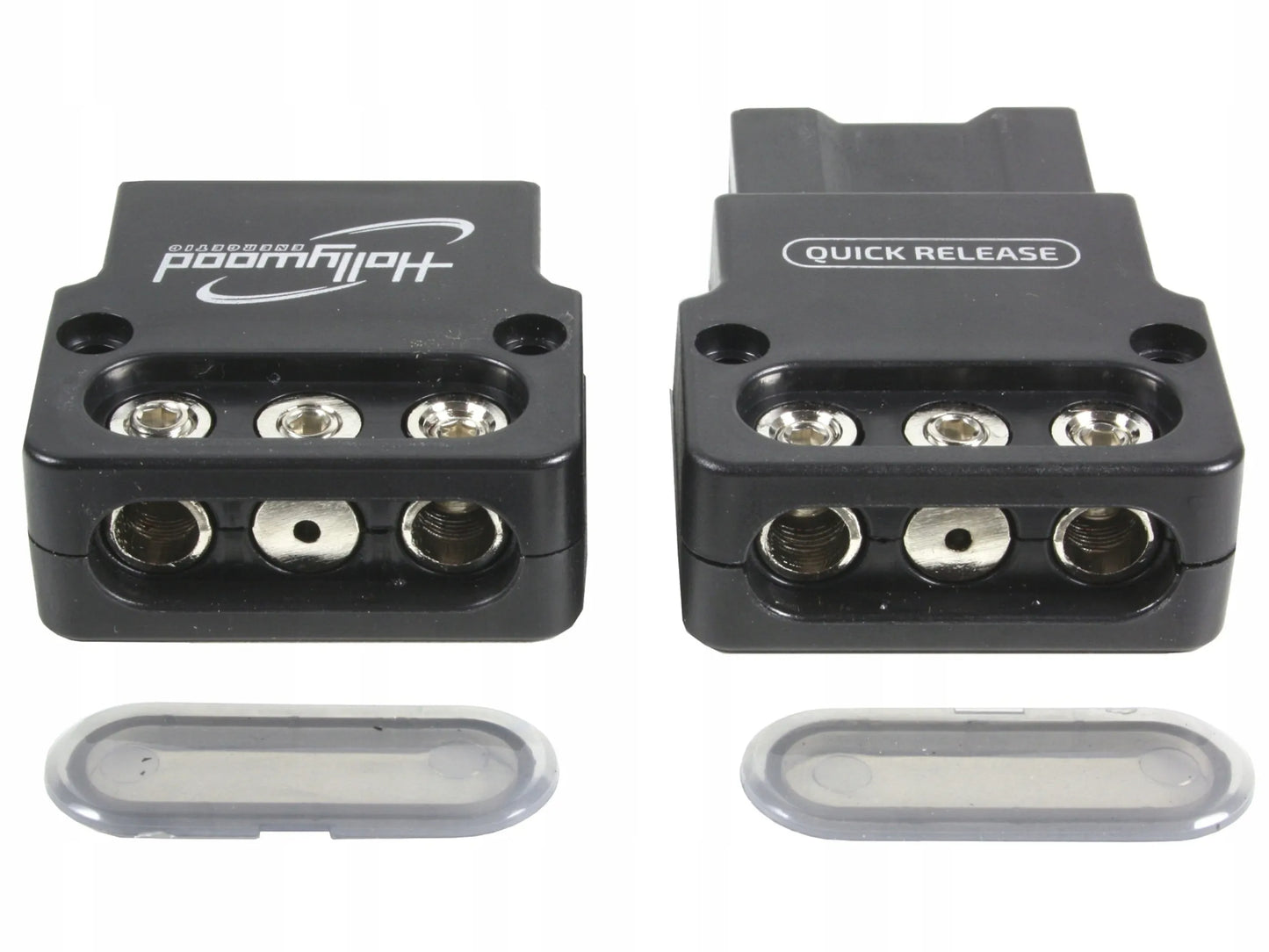 Jungtis stiprintuvo maitinimui ir įkrovikliui 2x 21mm2 4AWG Hollywood HPC-4