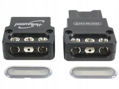 Jungtis stiprintuvo maitinimui ir įkrovikliui 2x 21mm2 4AWG Hollywood HPC-4