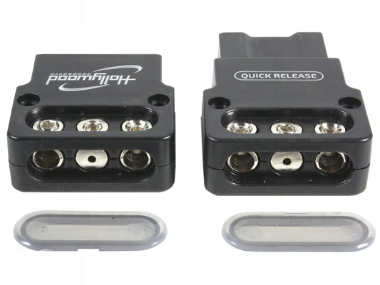 Jungtis stiprintuvo maitinimui ir įkrovikliui 2x 21mm2 4AWG Hollywood HPC-4
