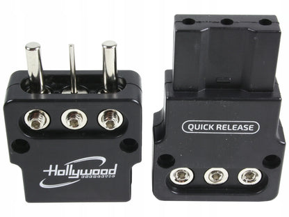 Jungtis stiprintuvo maitinimui ir įkrovikliui 2x 21mm2 4AWG Hollywood HPC-4